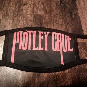 MOTLEY CRUE BAND NAME LOGO FACE MASK